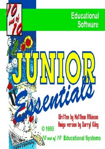 The cover of the game «10 Out Of 10 - Junior Essentials_Disk2»