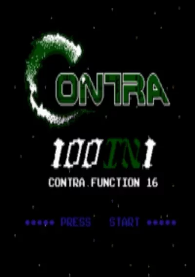 The cover of the game «100-in-1 Contra Function 16»