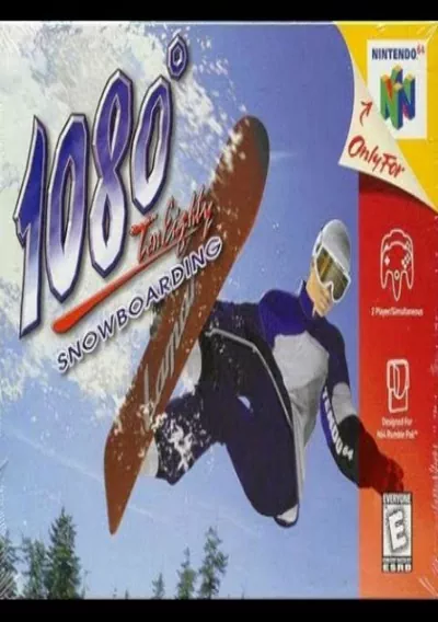 The cover of the game «1080 Snowboarding»