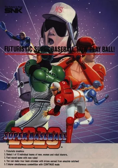 The cover of the game «2020 Super Baseball»