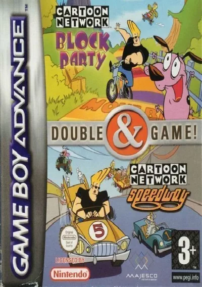 The cover of the game «2 In 1 - Cartoon Network - Block Party & Speedway (sUppLeX) (EU)»