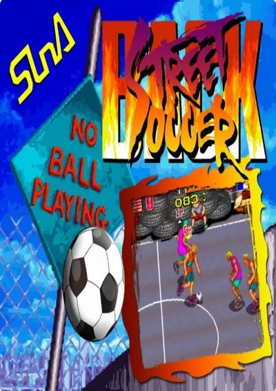 The cover of the game «Back Street Soccer (KRB-0031 PCB)»