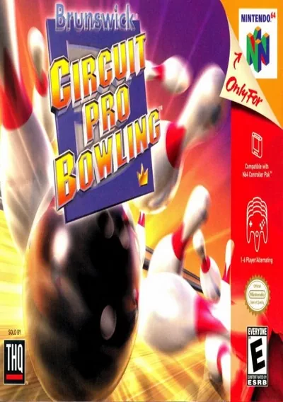 The cover of the game «Brunswick Circuit Pro Bowling»