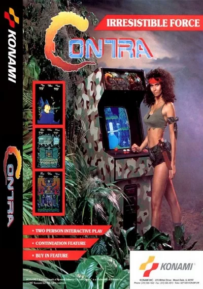 The cover of the game «Contra (US / Asia, set 2)»