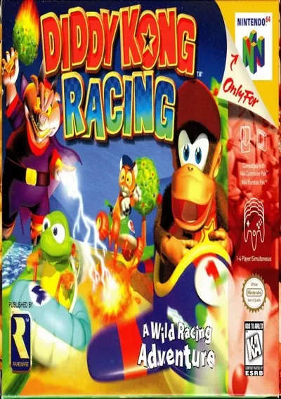 The cover of the game «Diddy Kong Racing (J)»