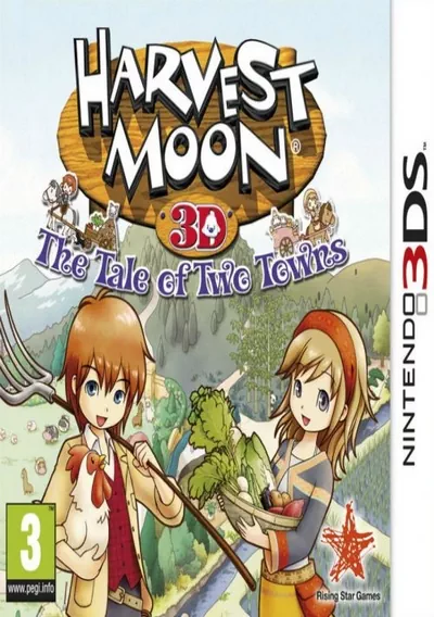 The cover of the game «Harvest Moon - The Tale Of Two Towns (EU)»