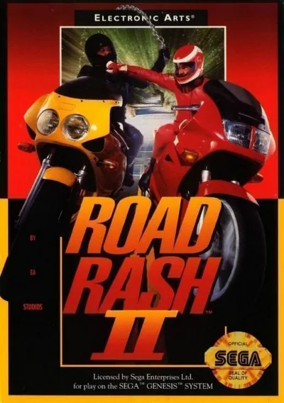 The cover of the game «Road Rash 2»