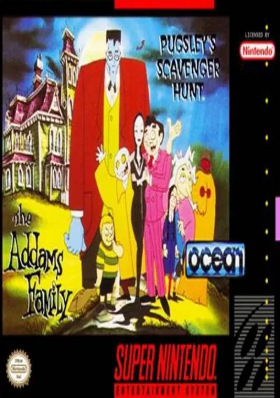 The cover of the game «Addams Family, The - Pugsley's Scavenger Hunt»