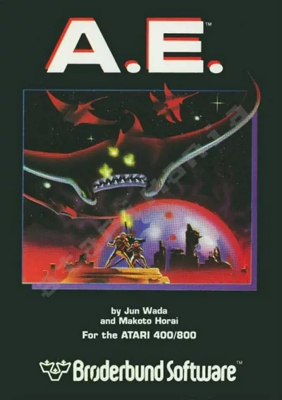 The cover of the game «AE (1984) (Atari)»