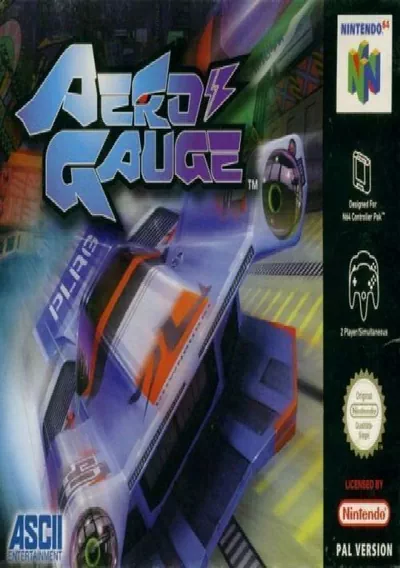 The cover of the game «AeroGauge (E)»