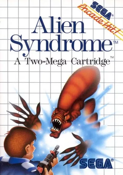 The cover of the game «Alien Syndrome»