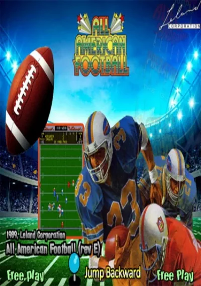 The cover of the game «All American Football»