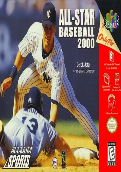 The cover of the game «All-Star Baseball 2000 (E)»