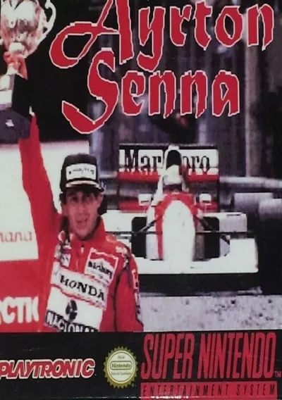 The cover of the game «Ayrton Senna Racing (Nigel Mansell's Racing Hack)»