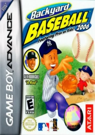 The cover of the game «Backyard Baseball 2006 GBA»