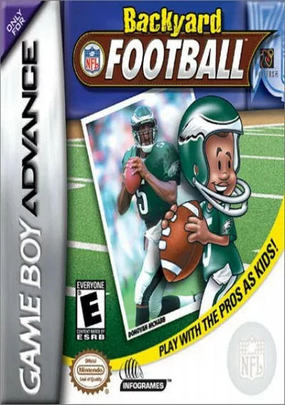 The cover of the game «Backyard Football GBA»