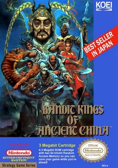 The cover of the game «Bandit Kings Of Ancient China»