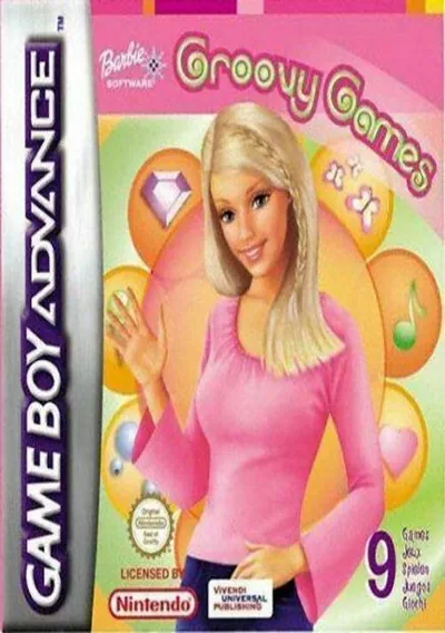 The cover of the game «Barbie - Groovy Games GBA»