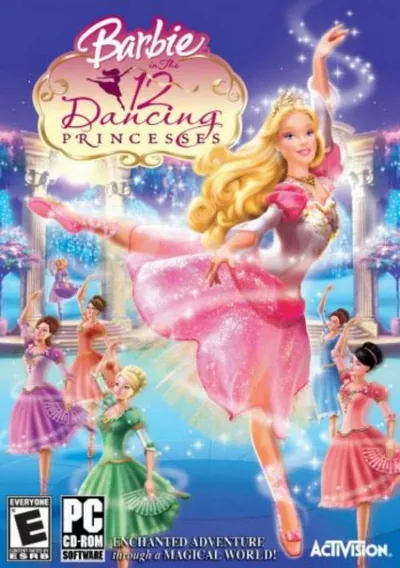 The cover of the game «Barbie In The 12 Dancing Princesses»