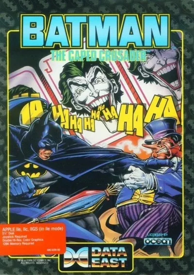 The cover of the game «Batman (1988)(Data East)(Disk 1 Of 1 Side B)»