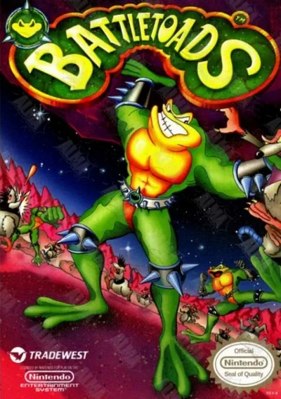 The cover of the game «Battletoads (JUE)»