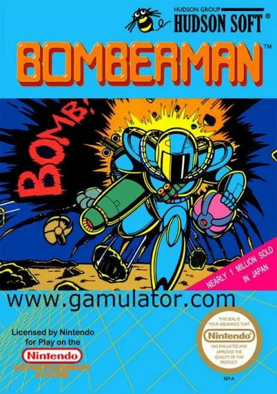 The cover of the game «Bomberman»