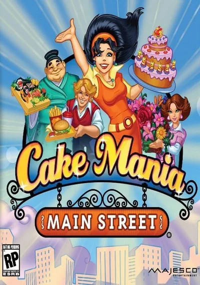 The cover of the game «Cake Mania»