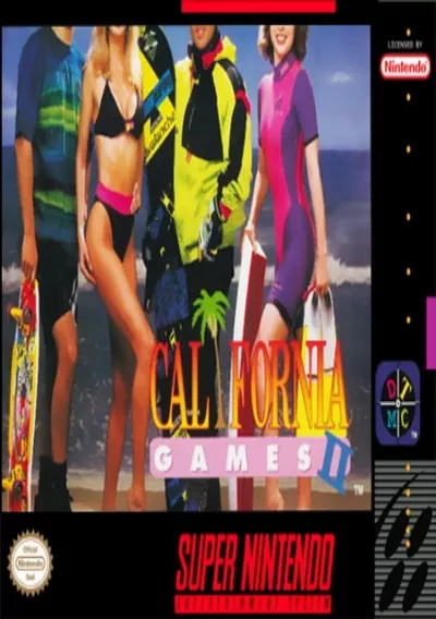 The cover of the game «California Games II»