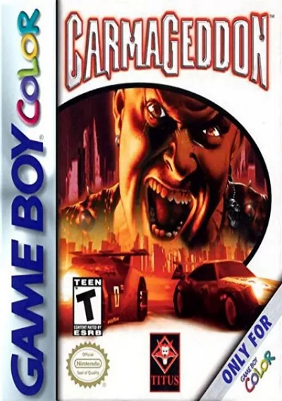 The cover of the game «Carmageddon (G)»