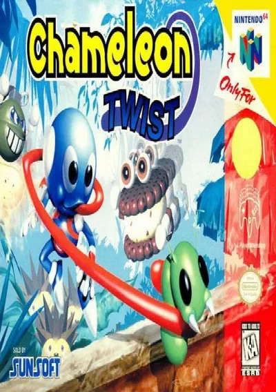 The cover of the game «Chameleon Twist»