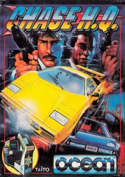 The cover of the game «Chase HQ (1989)(Ocean Software)(128k)[a]»