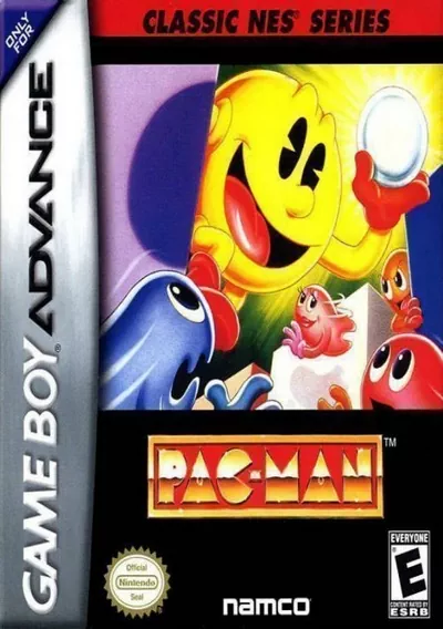 The cover of the game «Classic NES - Pac-Man»