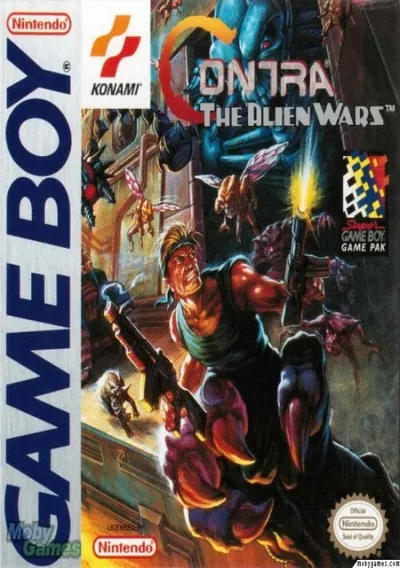 The cover of the game «Contra - The Alien Wars»