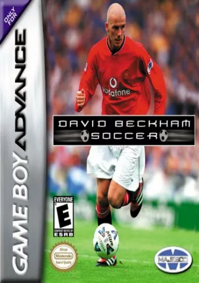 The cover of the game «David Beckham Soccer»