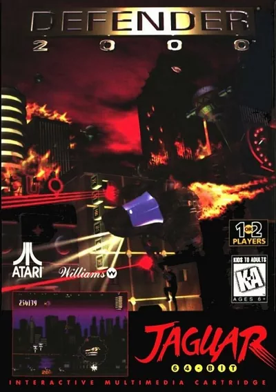 The cover of the game «Defender 2000»