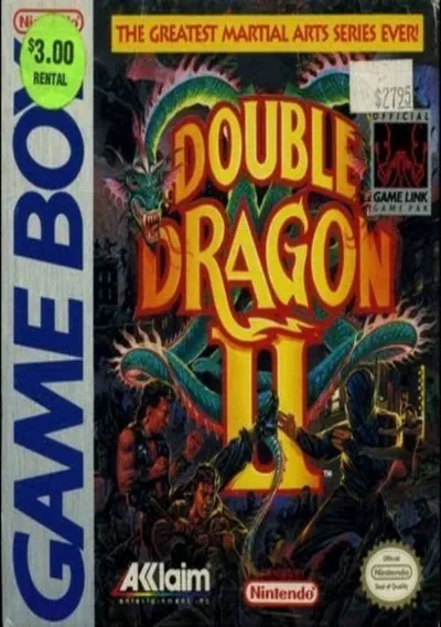 The cover of the game «Double Dragon II»