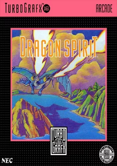 The cover of the game «Dragon Spirit»