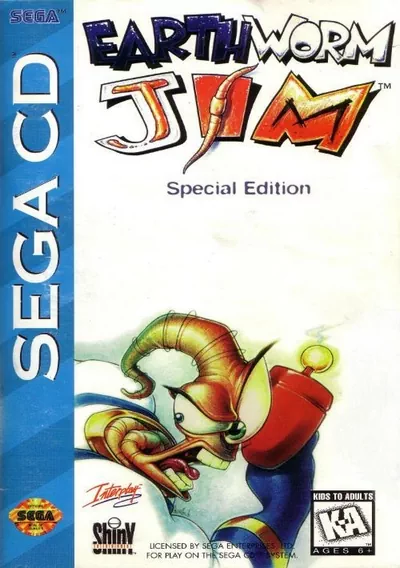 The cover of the game «Earthworm Jim - Special Edition (U)»