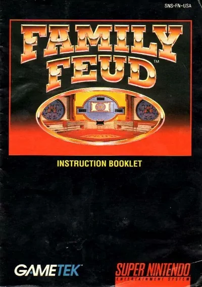 The cover of the game «Family Feud»