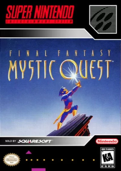 The cover of the game «Final Fantasy - Mystic Quest (J)»