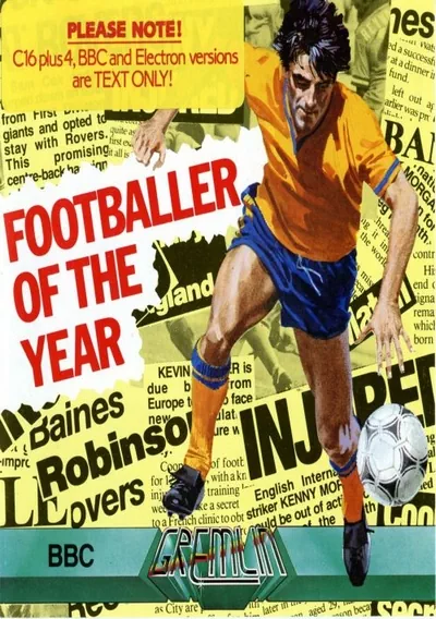 The cover of the game «Footballer Of The Year»