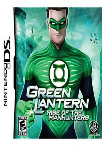 The cover of the game «Green Lantern - Rise Of The Manhunters»