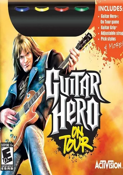 The cover of the game «Guitar Hero - On Tour - Decades (GUARDiAN)»