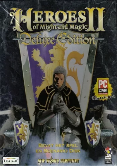 The cover of the game «Heroes of Might and Magic 2»