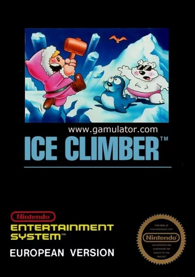 The cover of the game «Ice Climber»