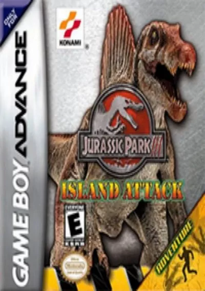 The cover of the game «Jurassic Park III - Island Attack»