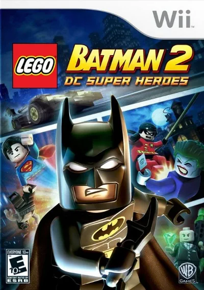 The cover of the game «LEGO Batman 2 DC Super Heros»