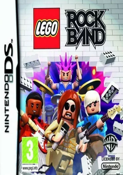 The cover of the game «LEGO - Rock Band (US)(Venom)»