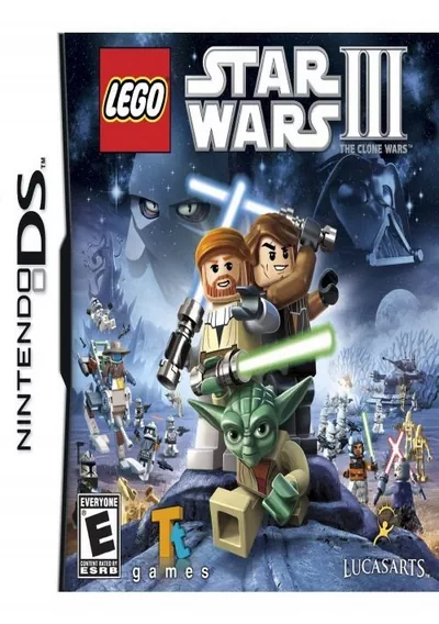 The cover of the game «LEGO Star Wars III - The Clone Wars»