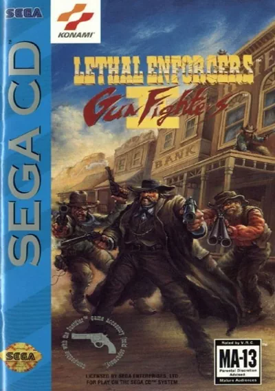 The cover of the game «Lethal Enforcers II - Gun Fighters (U)»